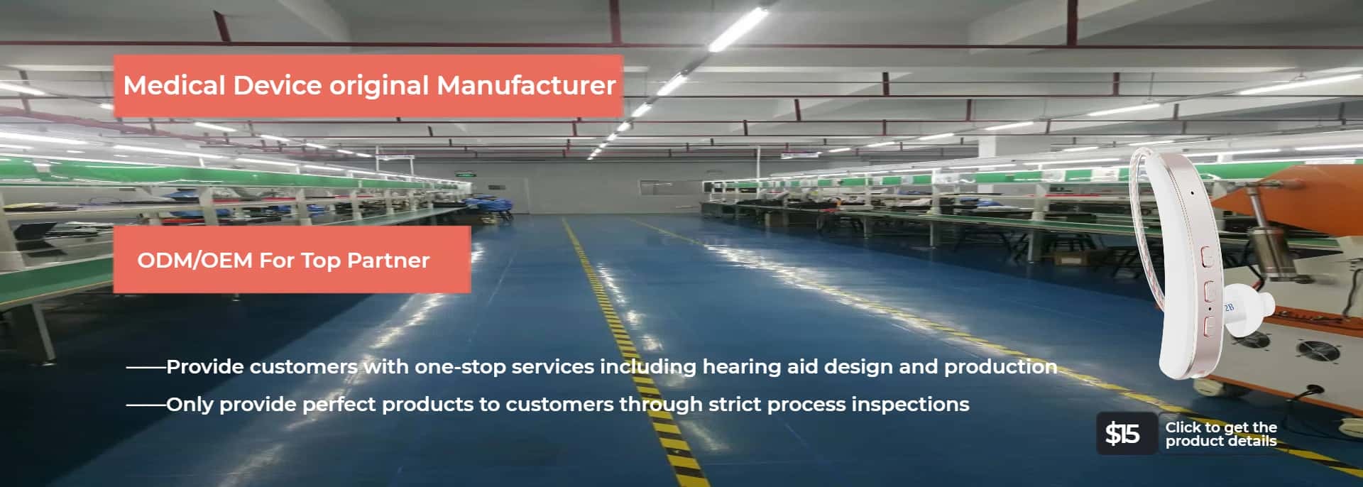 Qualität OTC-Hörgeräte usine