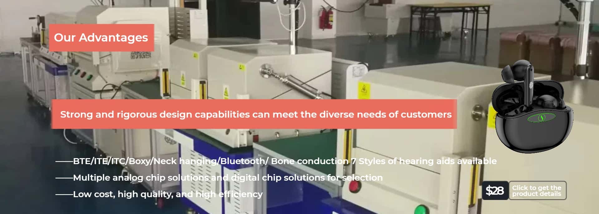 Qualität OTC-Hörgeräte usine