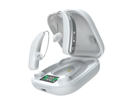 Eine Woche Standby-Zeit OTC Wiederaufladbare Hörgeräte mit UV-Lampe Ultraviolett Desinfektion